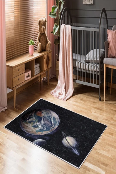 Makinede Yıkanabilir Leke Tutmaz  ÇOKLU Asil Home Pvc Taban Çocuk Halısı ÖDÇOCUK  ÇOKLU 160 x 230 - 3