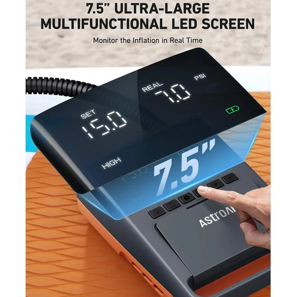 Astroai Elektrikli Hava Pompasi Kano Deniz Yatagi 20PSI DM1 - 3