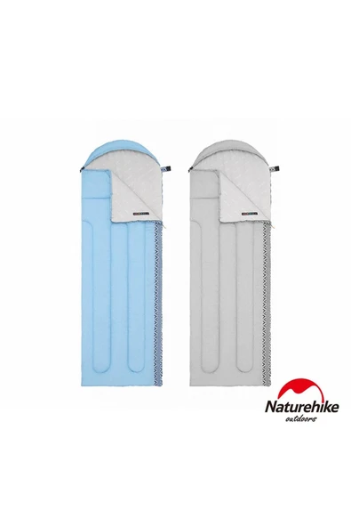 Naturehike L250 Zarf Tarzı Kapüşonlu Uyku Tulumu -10°c Mavi - 6