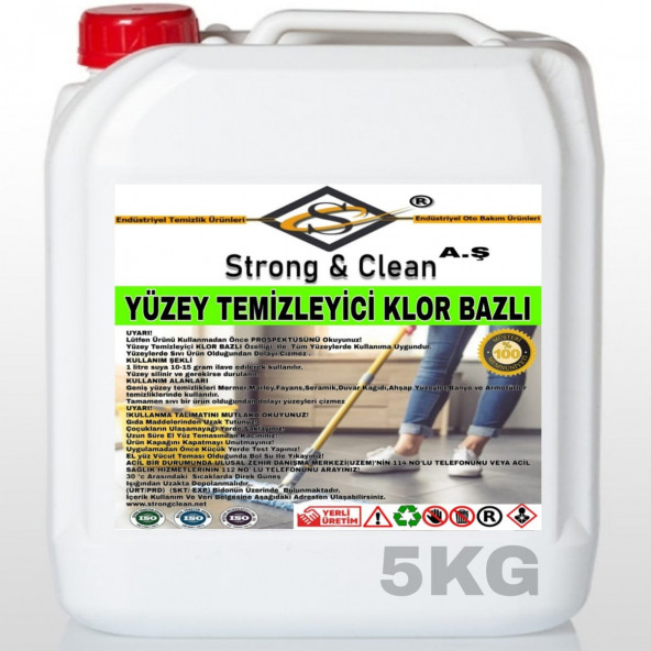 Yüzey Temizleyici Klor Bazlı 5KG