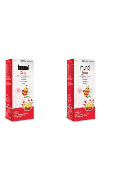 OCEAN Orzax Ocean İmunol Şurup 150ml 2'li Paket