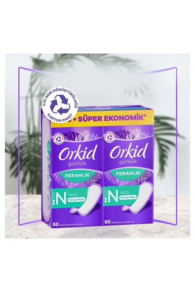 ORKİD Günlük Ped Normal 40 Adet Ekonomik Paket - 8