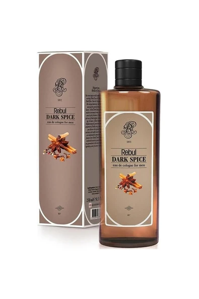 REBUL Dark Spice Kolonya Cam Şişe 250 ml