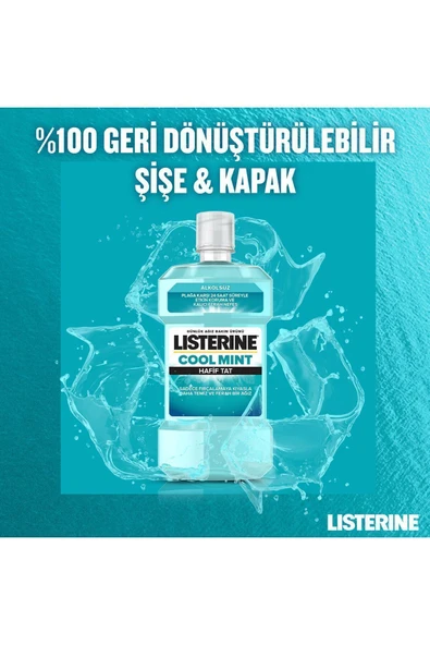 LİSTERİNE Cool Mint Hafif Tat Alkolsüz Ağiz Bakim Suyu 250 ml - 5