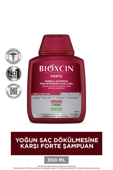 BİOXCİN Forte Yoğun Bakım Kiti (Tablet-Şampuan-Serum) Yoğun Saç Dökülmesi Seti - 3