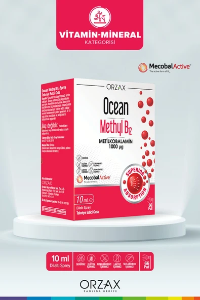 OCEAN Methyl Cobalamin B12 Sprey 10 ml