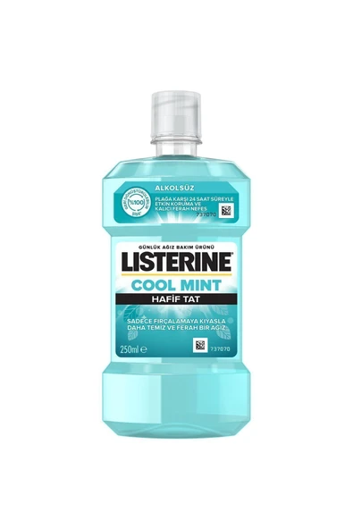 LİSTERİNE Cool Mint Hafif Tat Alkolsüz Ağiz Bakim Suyu 250 ml - 2