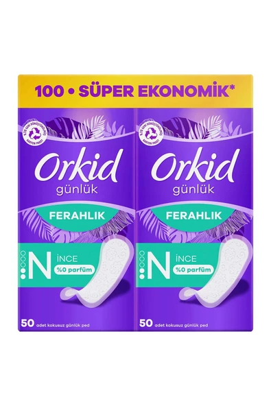ORKİD Günlük Ped Normal 40 Adet Ekonomik Paket