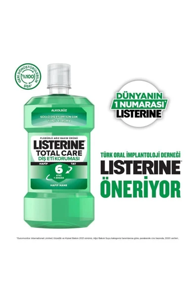 LİSTERİNE Diş Ve Diş Eti Koruması Hafif Tat 250 Ml - 4
