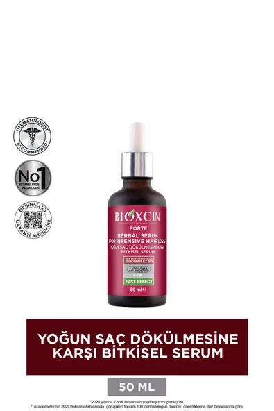 BİOXCİN Forte Yoğun Bakım Kiti (Tablet-Şampuan-Serum) Yoğun Saç Dökülmesi Seti - 2
