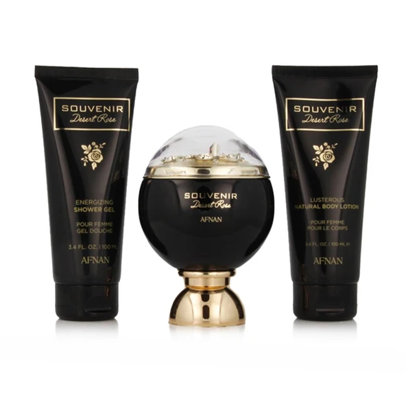Afnan Souvenir Desert Rose EDP 100 ml Kadın Parfüm Seti - 2