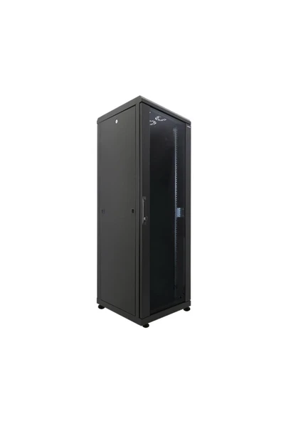 Canovate 42U 800x1000mm 19'' Dikili Tip Network Rack Kabinet Siyah 2 Yıl Üretici Garantili - 6