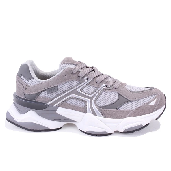 Hammer Jack Rene 10125009 Gri Ortopedik Günlük Deri Erkek Spor Ayakkabı - 2