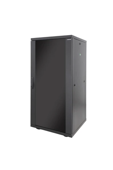 Canovate 27U 800x800mm 19'' Dikili Tip Network Rack Kabinet Siyah Flatpack 2 Yıl Üretici Garantili - Resim 2