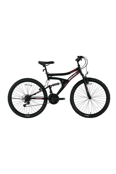 Bisan BİSAN MTS 4300 AMS.ERKEK DAĞ BİSİKLETİ 46CM V 26 JANT 21 VİTES MAT SİYAH KIRMIZI