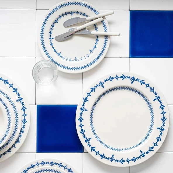 Porser Blue Orbit 24 Parça Yemek Takımı - 4