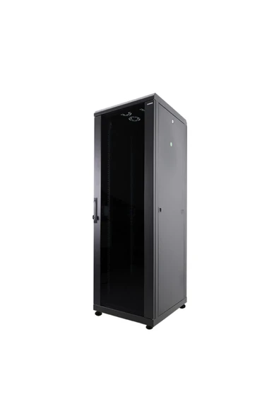 Canovate 42U 800x1000mm 19'' Dikili Tip Network Rack Kabinet Siyah 2 Yıl Üretici Garantili - 2