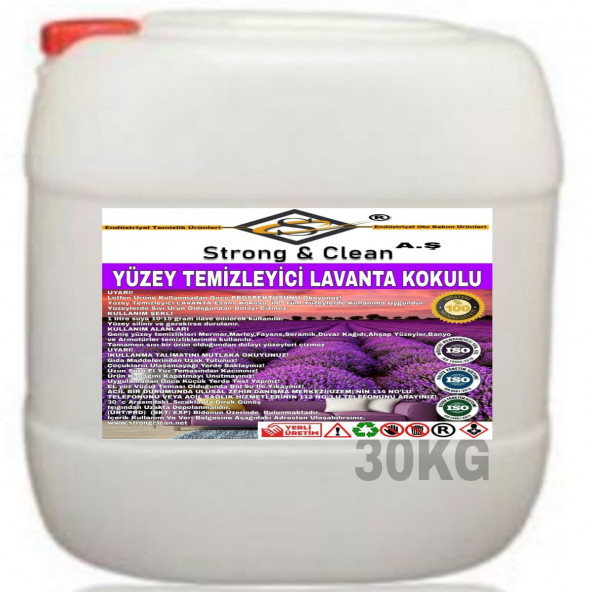 Yüzey Temizleyici Lavanta 30KG