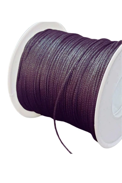 Paraşüt İpi, Bileklik-Kolye örgü ipi 1 mm 50 metre Füme ürün görseli