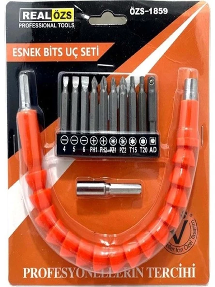 Real Özs ESNEK BİTS UÇ SET 12 PARÇA