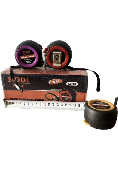 Rodi RODİ ŞERİT METRE UZUN ÖMÜRLÜ FRENLİ 5mt 25mm - 2