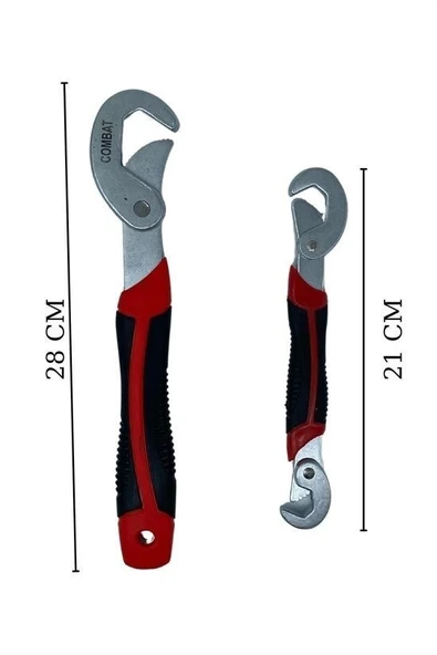 MERGEN STORE Çok Fonksiyonlu Ergonomik  Ayarlanabilir Büyük Küçük Akıllı Pense Anahtar 2li Set - 7