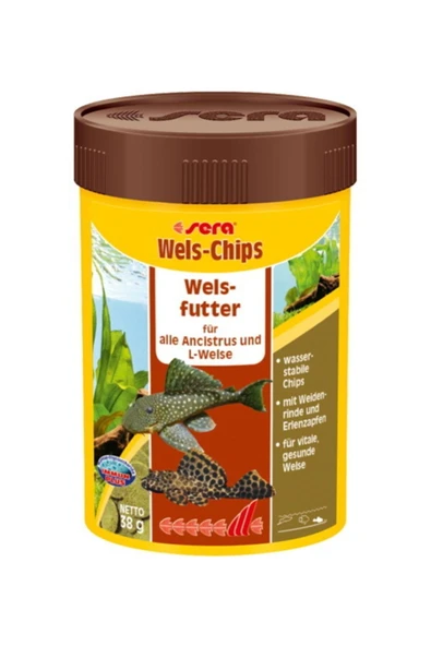 Sera Wels Chips Nature Balık Yemi 100 Ml