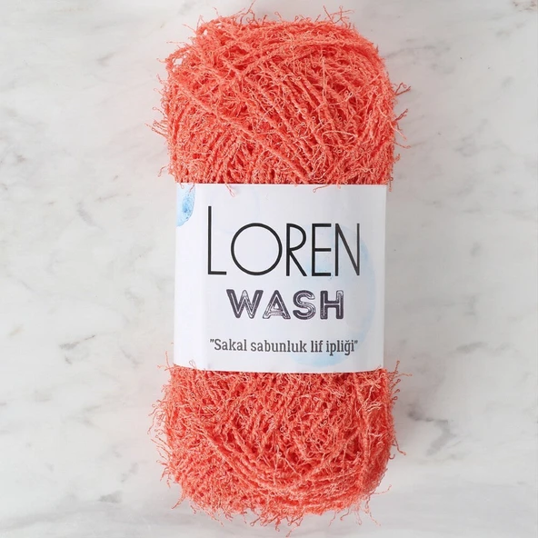 Loren Wash Turuncu El Örgü İpi - R097 - 34025 ürün görseli