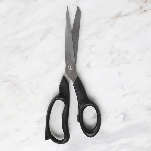 Loren Crafts Plastik Saplı Titanyum Makas Siyah LR - Resim 2