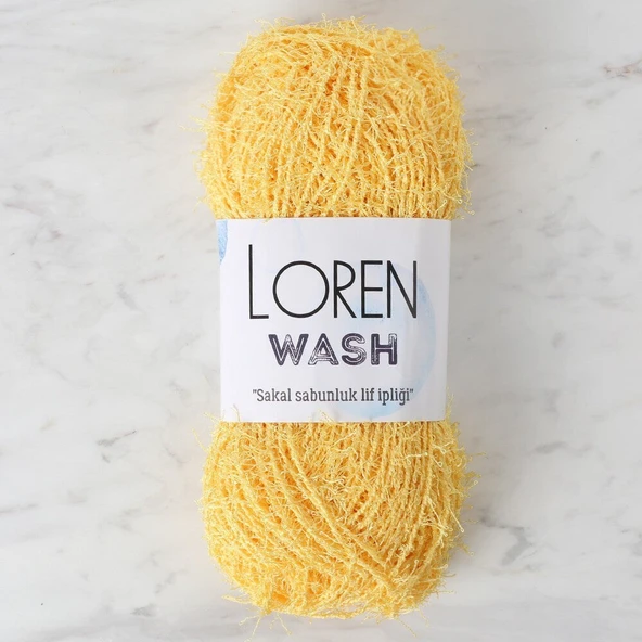 Loren Wash Sarı El Örgü İpi - R086 - 34033 ürün görseli