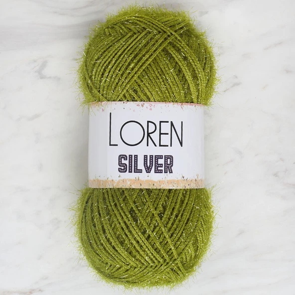 Loren Silver Yeşil El Örgü İpi - RS0044 - 34100 ürün görseli