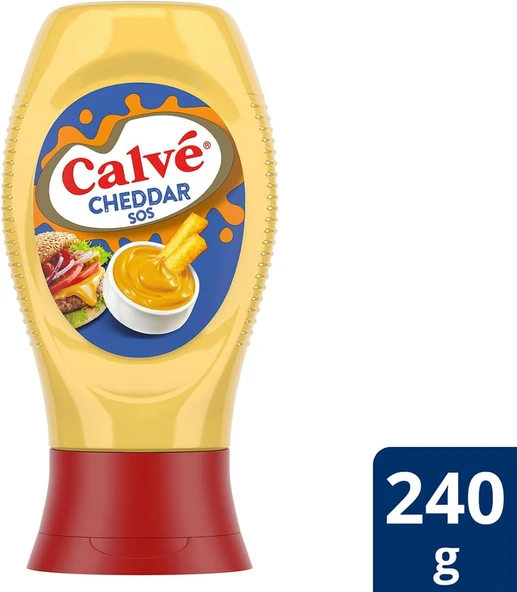 Calve Soslar Cheddar Sos 240 gr 4 Adet - 2