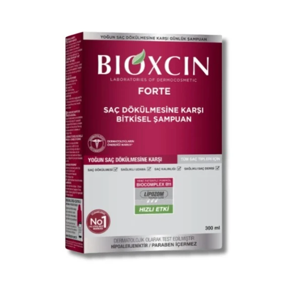 Bioxcin Forte Tüm Saçlar İçin Dökülme Karşıtı Şampuan 300 ml