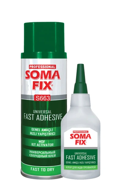 Somafix Genel Amaçlı 200 ml Mdf Hızlı Yapıştırıcı Cam Porselen Metal Ayakkabı Hızlı Yapıştırıcı - 2