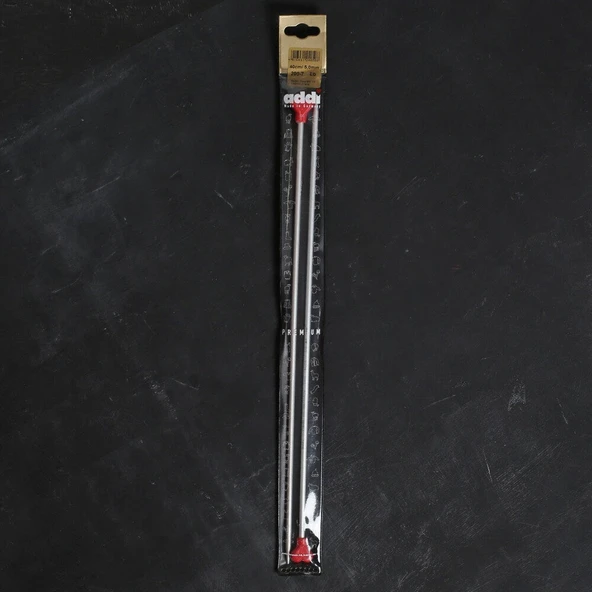 ADDI KALPLİ 5MM 40CM KLASİK ALÜMİNYUM ÖRGÜ ŞİŞİ -