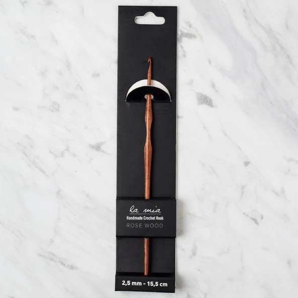 La Mia Rosewood 2.5 mm 15.5 cm Ahşap Yün Tığ ürün görseli
