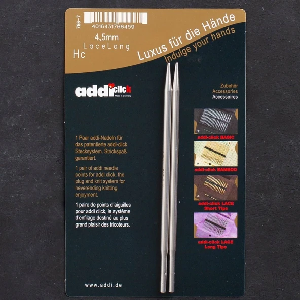 Addi Click Lace 4,5mm Değiştirilebilir Uzun Uçlu D ürün görseli