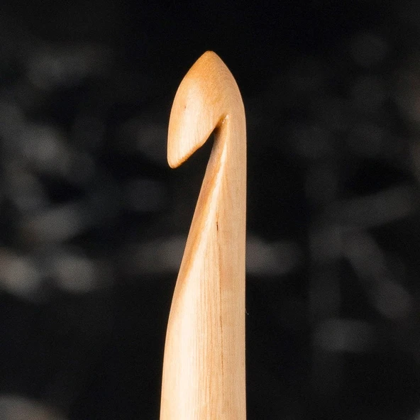 La Mia Whitewood 5.5 mm 15.5 cm Ahşap Yün Tığ - 2