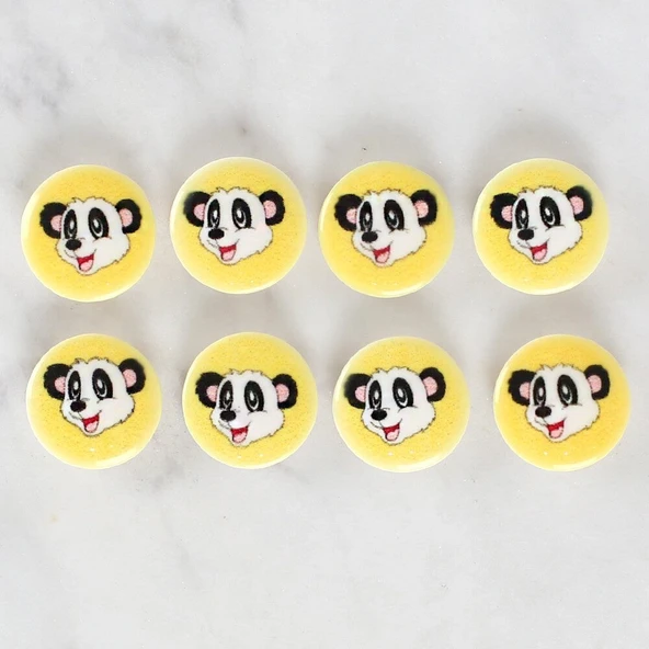 Loren Crafts 8'li Panda Düğme - 1060 - Resim 2