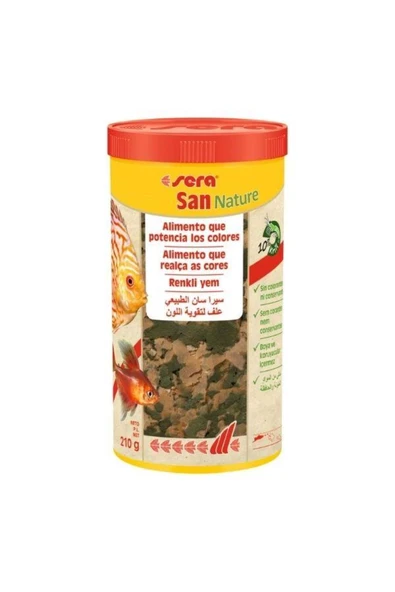 Sera San Nature Pul Balık Yemi 1000 Ml 210 Gr