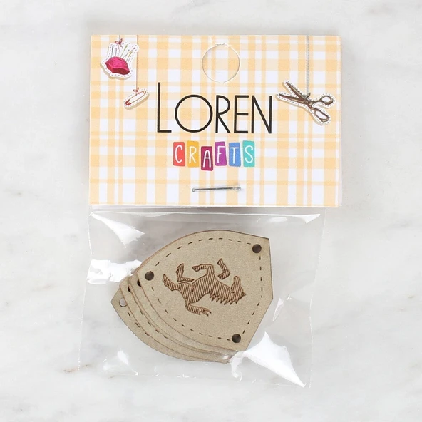 Loren Crafts Figürlü Deri Arma 5 Adet - 1582 - Resim 2