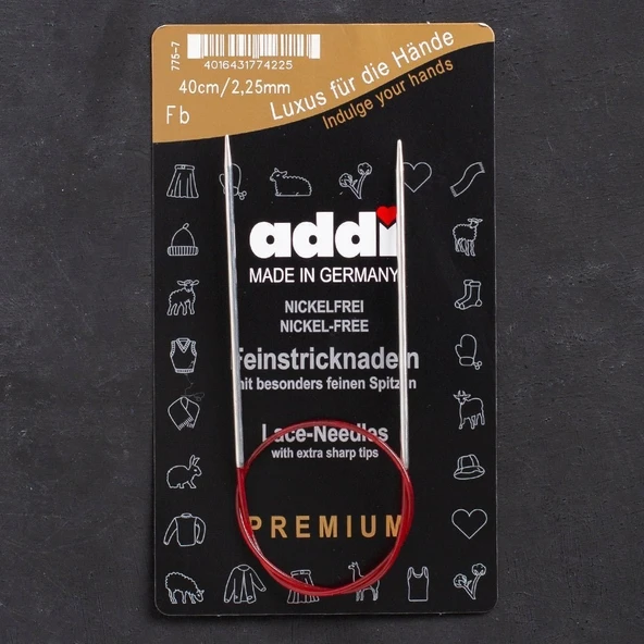 Addi 2.25mm 40cm Misinalı Dantel Şişi - 775-7 ürün görseli