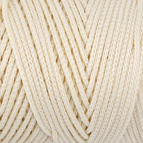 Loren Macrame Krem El Örgü İpi - RM 016 - Resim 2