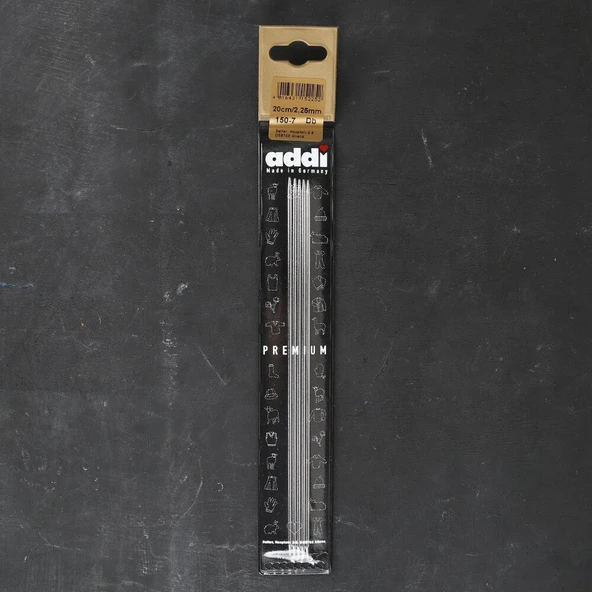 Addi 2,25mm 20cm Çelik Çorap Şişi - 150-7