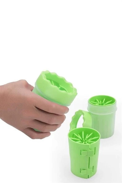 MERGEN STORE Silikon Jel Fırçalı Kedi Köpek Pati Ayak Yıkama Temizleme Kovası (Küçük) - 8