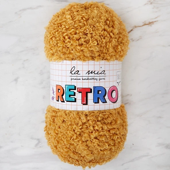 La Mia RETRO Hardal Sarısı El Örgü İpi - LM2012 ürün görseli