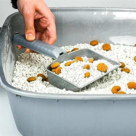 MERGEN STORE Plastik Evcil Hayvan Kedi Kumu Temizleme Eleme Küreği - 3