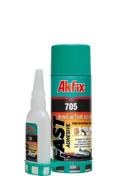 Akfix Mdf Kit Hızlı Yapıştırıcı 200ml+50Gr Deri Kauçuk Porselen Ayakkabı Yapıştırıcısı - 3