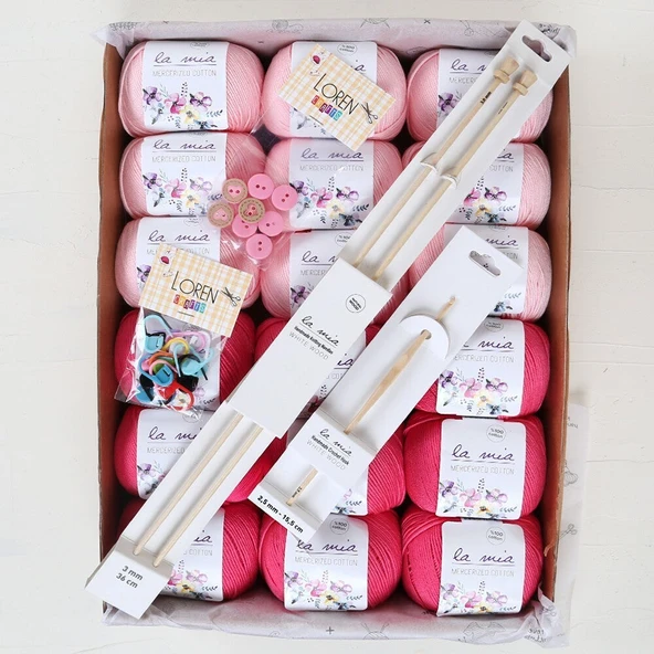 La Mia Mercerized Cotton Kuvars Seti - 2