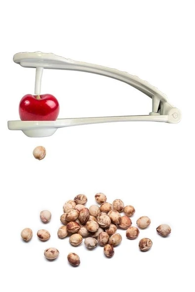 Pratik Kolay Zeytin ve Vişne Çekirdeği Çıkarma Aleti Aparatı - 4